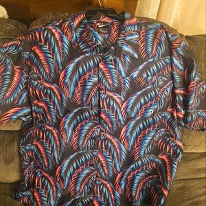 Mens Nike Tropical Button Up